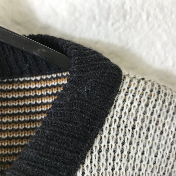 Vintage Turtle Bay Sweater Womens XL All Over Tiger Print Long Sleeve Acrylic - Picture 11 of 14